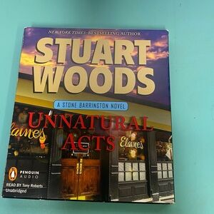 Stuart Woods  "Unnatural Acts" A Stone Barrington Novel-  Audiobook -